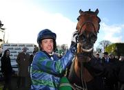29 December 2007; Jockey Timmy Murphy with Al Eile after they won The Bewleyshotels.com December Festival Hurdle. Leopardstown Racecourse, Leopardstown, Dublin. Picture credit; Brian Lawless / SPORTSFILE
