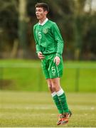 18 February 2015; Thomas O'Connor, Republic of Ireland. UEFA U16 Development Tournament, Republic of Ireland v Denmark. AUL Complex, Clonshaugh, Dublin. Picture credit: Barry Cregg / SPORTSFILE