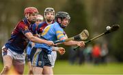 18 February 2015; Pat Purcell, UCD, in action against Tommy Heffernan, UL. Independent.ie Fitzgibbon Cup Quarter-Final, UL v UCD. University of Limerick, Limerick. Picture credit: Diarmuid Greene / SPORTSFILE