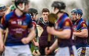 18 February 2015; Tony Kelly, UL, watches his team-mates warm up before the game. Independent.ie Fitzgibbon Cup Quarter-Final, UL v UCD. University of Limerick, Limerick. Picture credit: Diarmuid Greene / SPORTSFILE