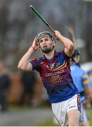 18 February 2015; John McGrath, UL, reacts after scoring a point but missing a goal-scoring opportunity. Independent.ie Fitzgibbon Cup Quarter-Final, UL v UCD. University of Limerick, Limerick. Picture credit: Diarmuid Greene / SPORTSFILE
