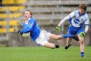 6 January 2008; Martin Reilly, Cavan, in action against Stephen Fitzpatrick, Monaghan. Gaelic Life, Dr. McKenna Cup, Section C, Cavan v Monaghan, Kingspan Breffni Park, Cavan. Picture credit; Paul Mohan / SPORTSFILE