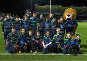 20 February 2015; The Seapoint RFC team ahead of their Bank of Ireland half-time mini games. Guinness PRO12, Round 15, Leinster v Zebre. RDS, Ballsbridge, Dublin. Picture credit: Stephen McCarthy / SPORTSFILE