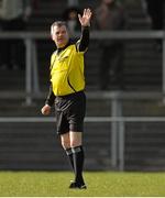 21 February 2015; Referee Damian Fox. Dr. Harty Cup Final, Thurles CBS v St Francis College, Rochestown. Mallow GAA Complex, Mallow, Co. Cork. Picture credit: Piaras Ó Mídheach / SPORTSFILE
