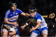 21 February 2015; Jake Dillon, Waterford, in action against Cahir Healy, Laois. Allianz Hurling League Division 1B, Round 2, Waterford v Laois. Fraher Field, Dungarvan, Co. Waterford. Picture credit: Stephen McCarthy / SPORTSFILE