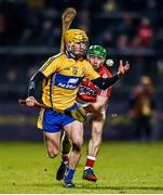 21 February 2015; Colm Galvin, Clare, in action against Daniel Kearney, Cork. Allianz Hurling League Division 1A, round 2, Cork v Clare, Páirc Uí Rinn, Cork. Picture credit: Diarmuid Greene / SPORTSFILE