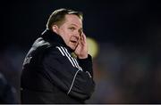 21 February 2015; Clare manager Davy Fitzgerald reacts during the game. Allianz Hurling League Division 1A, round 2, Cork v Clare, Páirc Uí Rinn, Cork. Picture credit: Diarmuid Greene / SPORTSFILE