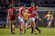 21 February 2015; Cork's Aidan Walsh with team-mate Patrick Horgan, after winning a free for his side. Allianz Hurling League Division 1A, round 2, Cork v Clare, Páirc Uí Rinn, Cork. Picture credit: Diarmuid Greene / SPORTSFILE