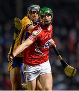 21 February 2015; Seamus Harnedy, Cork, in action against Brendan Bugler, Clare. Allianz Hurling League Division 1A, round 2, Cork v Clare, Páirc Uí Rinn, Cork. Picture credit: Diarmuid Greene / SPORTSFILE