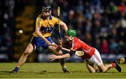 21 February 2015; Alan Cadogan, Cork, in action against Jack Browne, Clare. Allianz Hurling League Division 1A, round 2, Cork v Clare, Páirc Uí Rinn, Cork. Picture credit: Diarmuid Greene / SPORTSFILE