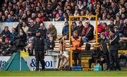 22 February 2015; Jonjo Farrell, Kilkenny, makes his way to the stand after receiving a straight red card from referee Colm Lyons. Allianz Hurling League, Division 1A, Round 2, Kilkenny v Dublin. Nowlan Park, Kilkenny. Picture credit: Stephen McCarthy / SPORTSFILE