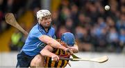 22 February 2015; Liam Rushe, Dublin, in action against Tomás Keogh, Kilkenny. Allianz Hurling League, Division 1A, Round 2, Kilkenny v Dublin. Nowlan Park, Kilkenny. Picture credit: Stephen McCarthy / SPORTSFILE