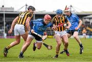 22 February 2015; David Treacy, left, and Colm Cronin, Dublin, in action against Jackie Tyrrell, left, and Brian Kennedy, Kilkenny. Allianz Hurling League, Division 1A, Round 2, Kilkenny v Dublin. Nowlan Park, Kilkenny. Picture credit: Stephen McCarthy / SPORTSFILE