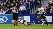 12 January 2008; Rob Kearney, Leinster, is tackled by Cedric Heymans, Toulouse. Heineken Cup, Pool 6, Round 5, Leinster v Toulouse, RDS, Dublin. Picture credit; Stephen McCarthy / SPORTSFILE