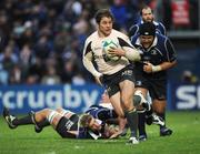 12 January 2008; Cédric Heymans, Toulouse, breaks away from Stan Wright, Leinster. Heineken Cup, Pool 6, Round 5, Leinster v Toulouse, RDS, Dublin. Picture credit; Stephen McCarthy / SPORTSFILE