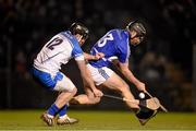 21 February 2015; Cahir Healy, Laois, in action against Jake Dillon, Waterford. Allianz Hurling League Division 1B, Round 2, Waterford v Laois. Fraher Field, Dungarvan, Co. Waterford. Picture credit: Stephen McCarthy / SPORTSFILE