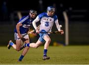 21 February 2015; Austin Gleeson, Waterford, in action against Paddy Purcell, Laois. Allianz Hurling League Division 1B, Round 2, Waterford v Laois. Fraher Field, Dungarvan, Co. Waterford. Picture credit: Stephen McCarthy / SPORTSFILE