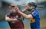 22 February 2015; Paul Curran, Tipperary, in action against Cathal Mannion, Galway. Allianz Hurling League, Division 1A, Round 2, Tipperary v Galway, Semple Stadium, Thurles, Co. Tipperary. Picture credit: Ray Ryan / SPORTSFILE