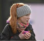 22 February 2015; Wexford Youths supporter during the game. Continental Tyres Women's National League, Wexford Youths v Raheny United, Ferrycarraig Park, Wexford. Picture credit: Matt Browne / SPORTSFILE