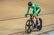 22 February 2015; Ireland's Caroline Ryan competing in the Omnium - Points Race. Ryan went on to finish in 15th position overall. 2015 UCI Track World Championships, National Velodrome, Paris, France. Picture credit: Guy Swarbrick / SPORTSFILE