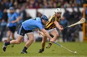 22 February 2015; Conal Keaney, Dublin, in action against Padraig Walsh, Kilkenny. Allianz Hurling League, Division 1A, Round 2, Kilkenny v Dublin. Nowlan Park, Kilkenny. Picture credit: Stephen McCarthy / SPORTSFILE