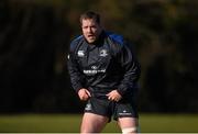 23 February 2015; Leinster's Michael Bent during squad training. UCD, Belfield, Dublin. Picture credit: Stephen McCarthy / SPORTSFILE