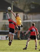 21 February 2015; Eoin O'Connor, DCU, in action against Paul Geaney, UCC. Independent.ie Sigerson Cup Final, UCC v DCU. The Mardyke, Cork. Picture credit: Diarmuid Greene / SPORTSFILE
