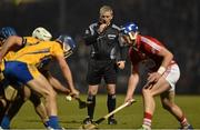 21 February 2015; Referee Johnny Ryan. Allianz Hurling League Division 1A, round 2, Cork v Clare, Páirc Uí Rinn, Cork. Picture credit: Diarmuid Greene / SPORTSFILE
