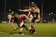 21 February 2015; Daniel Kearney, Cork, in action against David Reidy, Clare. Allianz Hurling League Division 1A, round 2, Cork v Clare, Páirc Uí Rinn, Cork. Picture credit: Diarmuid Greene / SPORTSFILE