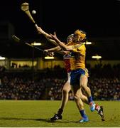 21 February 2015; John Conlon, Clare, in action against Damien Cahalane, Cork. Allianz Hurling League Division 1A, round 2, Cork v Clare, Páirc Uí Rinn, Cork. Picture credit: Diarmuid Greene / SPORTSFILE