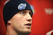 16 January 2008; Munster's Ronan O'Gara during a press conference ahead of their Heineken cup game against London Wasps. Munster Rugby Press Conference, University of Limerick, Limerick. Picture credit; Matt Browne / SPORTSFILE