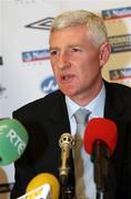 18 January 2008; Northern Ireland manager Nigel Worthington during a press conference to announce his two year extenion to his current contract. Wellington Park Hotel, Belfast, Co. Antrim. Picture credit; Oliver McVeigh / SPORTSFILE