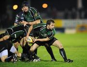 4 January 2008; Conor O'Loughlin, Connacht, in action against Llanelli Scarlets. Magners League, Connacht Rugby v Llanelli Scarlets, Sportsground, Galway. Picture credit: Matt Browne / SPORTSFILE