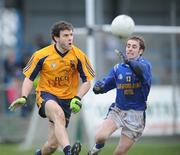 20 January 2008; Dermot Sheridan, DCU, in action against Stephen Phillips, Longford. O'Byrne Cup Semi-Final, Longford v DCU, Pearse Park, Longford. Picture credit; David Maher / SPORTSFILE *** Local Caption ***