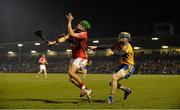 21 February 2015; Alan Cadogan, Cork, in action against Seadna Morey, Clare. Allianz Hurling League Division 1A, round 2, Cork v Clare, Páirc Uí Rinn, Cork. Picture credit: Diarmuid Greene / SPORTSFILE