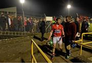 21 February 2015; Cork's Daniel Kearney, left, and Patrick Horgan in conversation as they make their way to their dressing room after the game. Allianz Hurling League Division 1A, round 2, Cork v Clare, Páirc Uí Rinn, Cork. Picture credit: Diarmuid Greene / SPORTSFILE