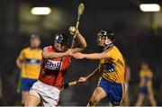 21 February 2015; Conor Lehane, Cork, in action against Jack Browne, Clare. Allianz Hurling League Division 1A, round 2, Cork v Clare, Páirc Uí Rinn, Cork. Picture credit: Diarmuid Greene / SPORTSFILE