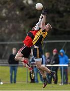 21 February 2015; Conor McGraynor, DCU, in action against Padraig O'Connor, UCC. Independent.ie Sigerson Cup Final, UCC v DCU. The Mardyke, Cork. Picture credit: Diarmuid Greene / SPORTSFILE