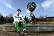 24 February 2015; Ireland's Mark English poses for a portrait at the announcement of the Irish Team for the European Indoor Athletics Championships in Prague. Radisson Blu Hotel, Stillorgan, Dublin. Picture credit: Ramsey Cardy / SPORTSFILE