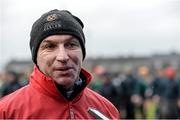 24 February 2015; IT Carlow manager DJ Carey speaking to reporters after the game. Independent.ie Fitzgibbon Cup Quarter-Final, Limerick IT v IT Carlow. Limerick IT, Limerick. Picture credit: Diarmuid Greene / SPORTSFILE