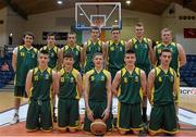 25 February 2015; The Presentation Castleisland squad. Basketball Ireland Schools U16 A Boys League Final, Presentation Castleisland v Summerhill College, National Basketball Arena, Tallaght, Co. Dublin. Picture credit: David Maher / SPORTSFILE