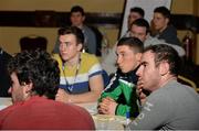 25 February 2015; Student/Players including Mark Carmody of Mary Immaculate College and Limerick hurling, during the GPA Student Summit Meeting. The GPA Student Summit Meetings will take place nationwide over the next fortnight and will be attended by over 300 student county players. Kilmurry Lodge, Limerick. Picture credit: Diarmuid Greene / SPORTSFILE