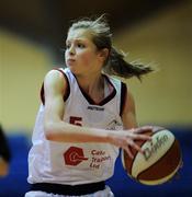 13 January 2008; Sarah Woods, DCU Mercy. Women's SuperLeague National Cup Semi-Final 2008, Waterford Wildcats v DCU Mercy, Dublin, National Basketball Arena, Tallaght, Dublin. Picture credit: Stephen McCarthy / SPORTSFILE