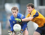 20 January 2008; Stephen Phillips, Longford, in action against Dermot Sheridan, DCU. O'Byrne Cup Semi-Final, Longford v DCU, Pearse Park, Longford. Picture credit; David Maher / SPORTSFILE