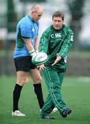 22 January 2008; Ireland's Ronan O'Gara in action during squad training. Ireland rugby squad training, Belfield, UCD, Dublin. Picture credit; Paul Mohan / SPORTSFILE