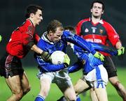21 January 2008; Martin Reilly, Cavan, in action against Danny Hughes, Down. McKenna Cup semi-final, Down v Cavan, Paric Esler, Newry, Co. Down. Picture credit; Oliver McVeigh / SPORTSFILE