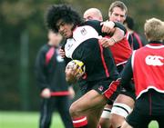 2 October 2007; Ulster's Filo Paulo in action during a training session. Ulster Rugby Squad Training Session, Newforge Country Club, Belfast, Co Antrim. Picture credit; Oliver McVeigh / SPORTSFILE