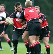 2 October 2007; Ulster's Seamus Mallon in action during a training session. Ulster Rugby Squad Training Session, Newforge Country Club, Belfast, Co Antrim. Picture credit; Oliver McVeigh / SPORTSFILE