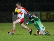 23 January 2008; Cathal O'Kane, Derry, in action against Mark Murphy, Fermanagh. McKenna Cup semi-final, Derry v Fermanagh, Healy Park, Omagh, Co. Tyrone. Picture credit; Oliver McVeigh / SPORTSFILE