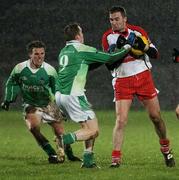 23 January 2008; James Conway, Derry, in action against Mark Murphy, Fermanagh. McKenna Cup semi-final, Derry v Fermanagh, Healy Park, Omagh, Co. Tyrone. Picture credit; Oliver McVeigh / SPORTSFILE